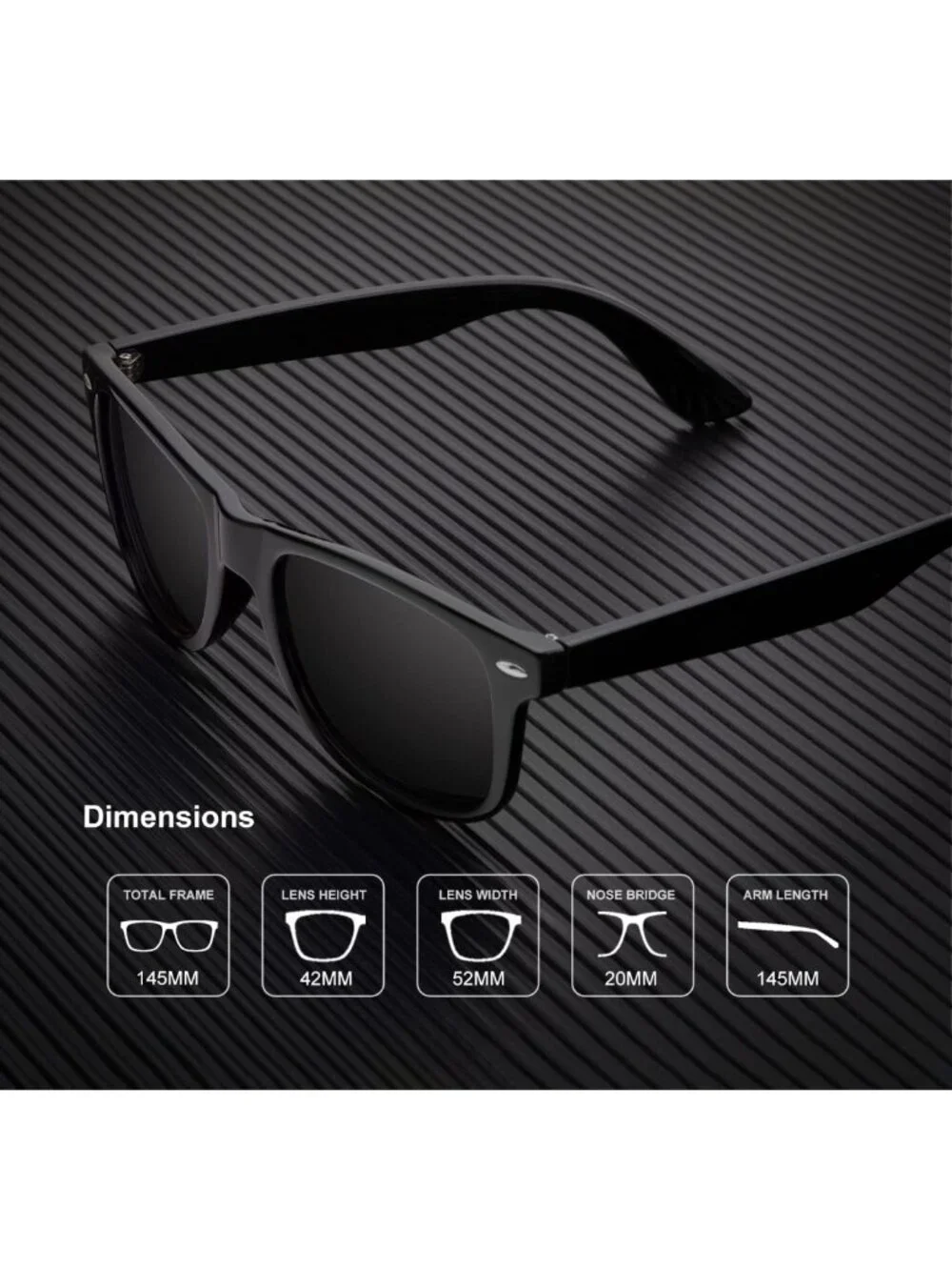 Stylish Polarized Sunglasses for Men & Women - Matte Finish, UV Protection, 3